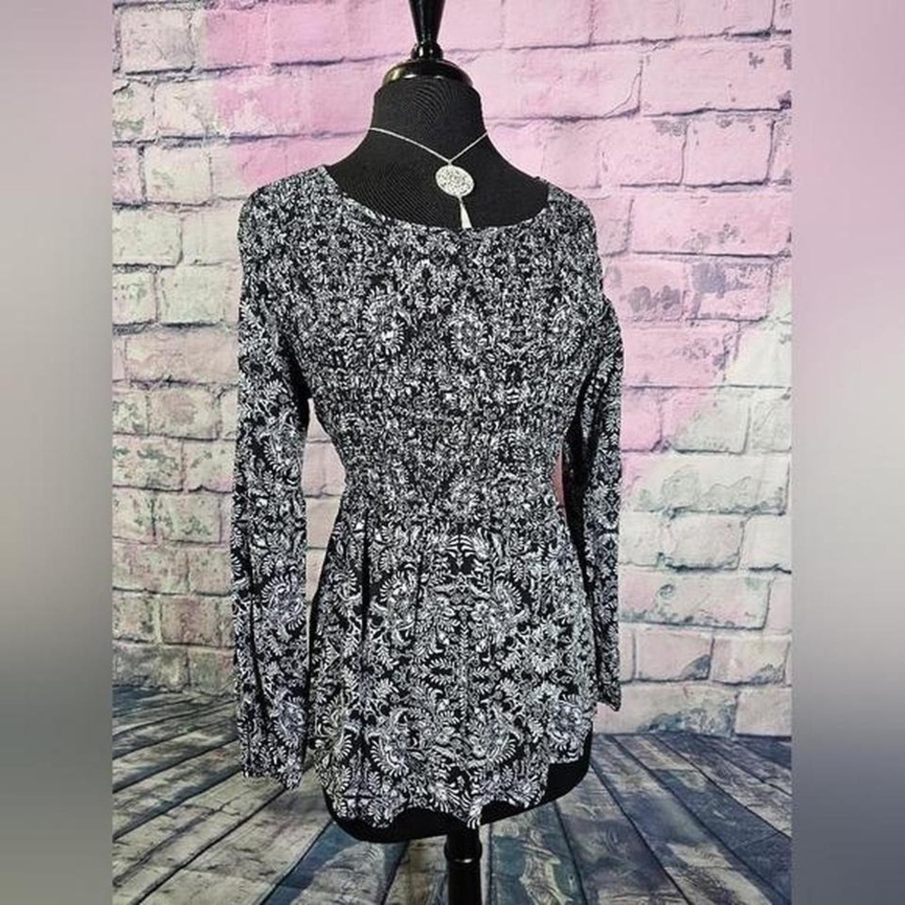 Maurices Long Sleeve Shirred‎ Blouse - Size 16